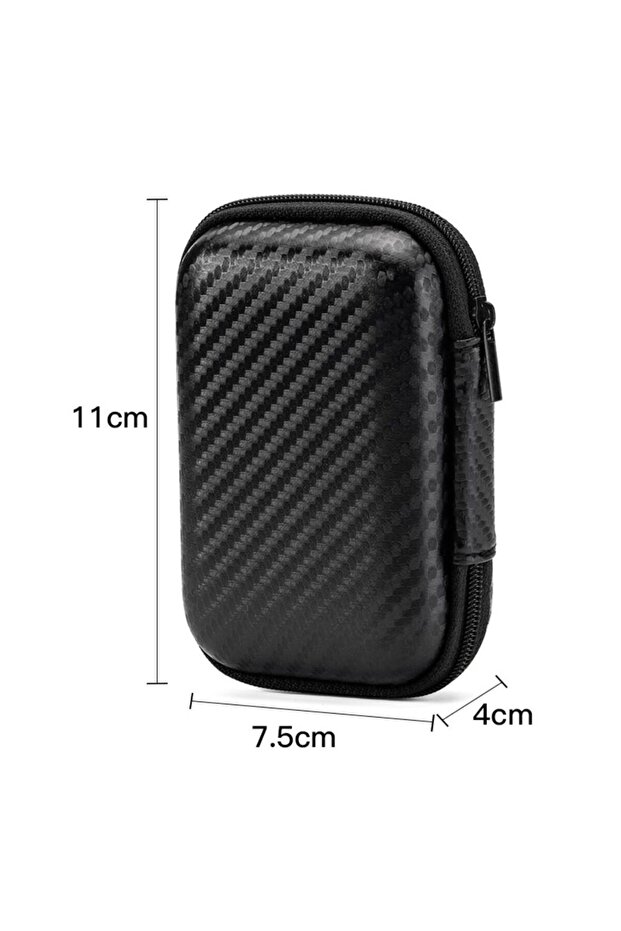 11 -7.5 -4 Shockproof Headphones Carrying Case EVA Waterproof Headphones Case Box Double Zipper Desi