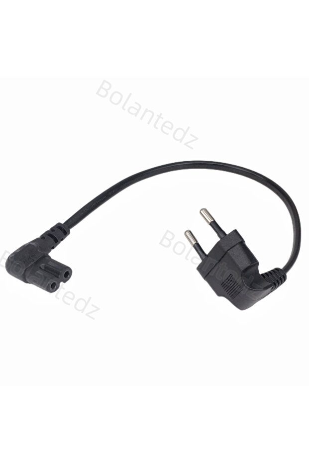 0.6M C7 90 Degree Angle AC Power Cord for Philips LED TV EU Schuko CEE7/16 to IEC C7 Powe...