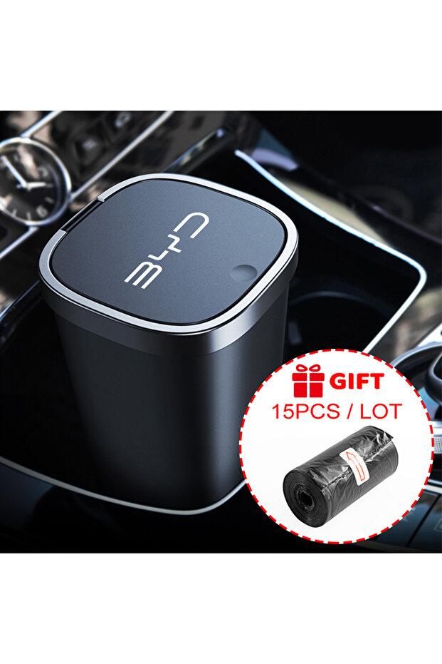 For BYD Style 3 Car Trash Bin Garbage Storage Can Dust Case Auto Accessories For BYD F3 E6 Yuan Plus