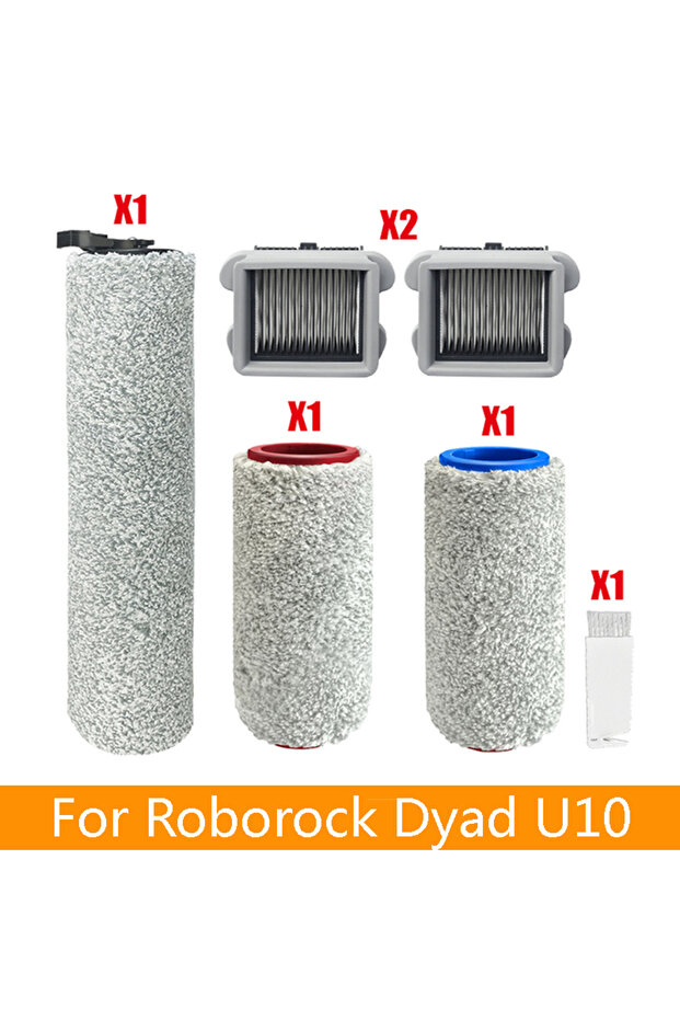 Orange For Xiaomi Roborock DYAD U10 WD1S1A Accessories Wireless Floor Scrubber Vacuum Cleaner Roller
