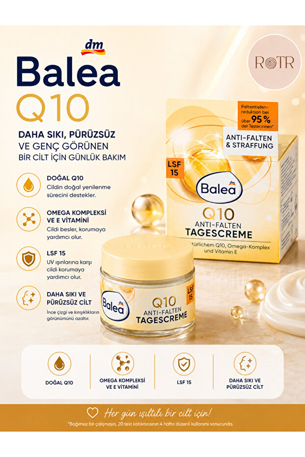 كريم الوجه المضاد للتجاعيد Q10 مع عامل حماية من الشمس SPF 30، جودة ألمانية