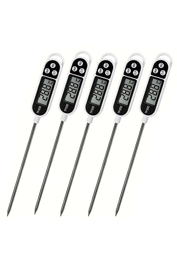 5PCS Food Thermometer TP300 Digital Kitchen Thermometer For Meat Cooking Food Probe BBQ Electronic O