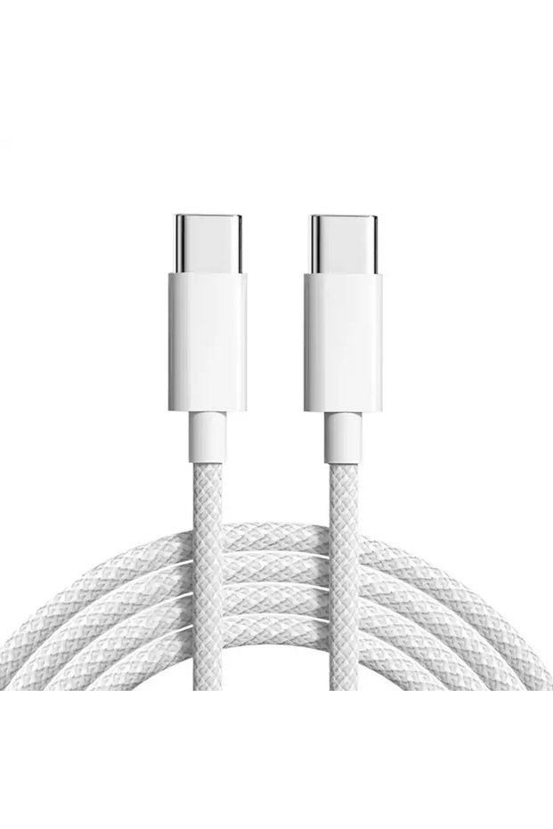60W C-C Cable WHITE PD 60W USB C to USB Type C Cable Fast Charge Data Cable For iPhone 15 15Pro 16 1