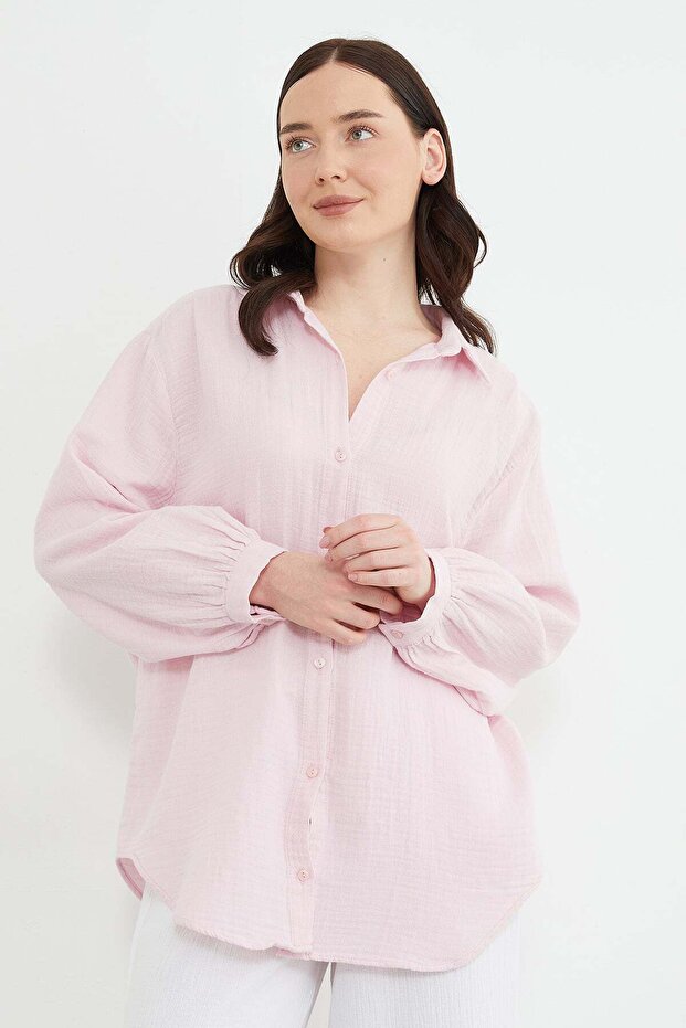 Basic Oversize Shirt - 4