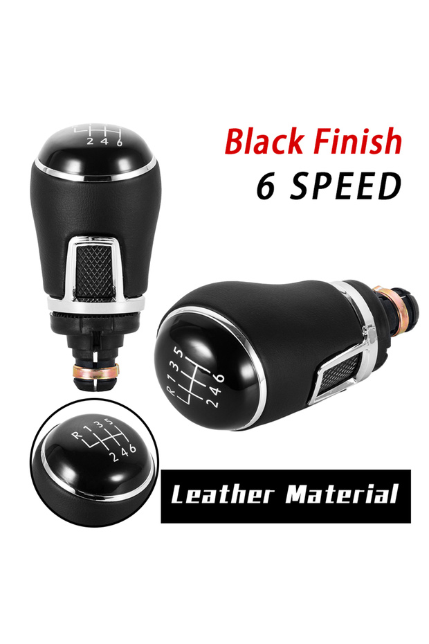 Leather 6 speed High-Quality Car Accessories For Volkswagen VW Universal Polo Golf Jetta 5 6 Speed G
