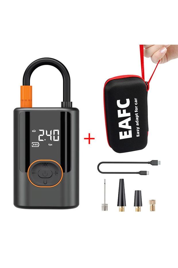 with box Wireless Car Air Compressor Air Pump Digital Display Electric Tire Inflator Pump for Motorc