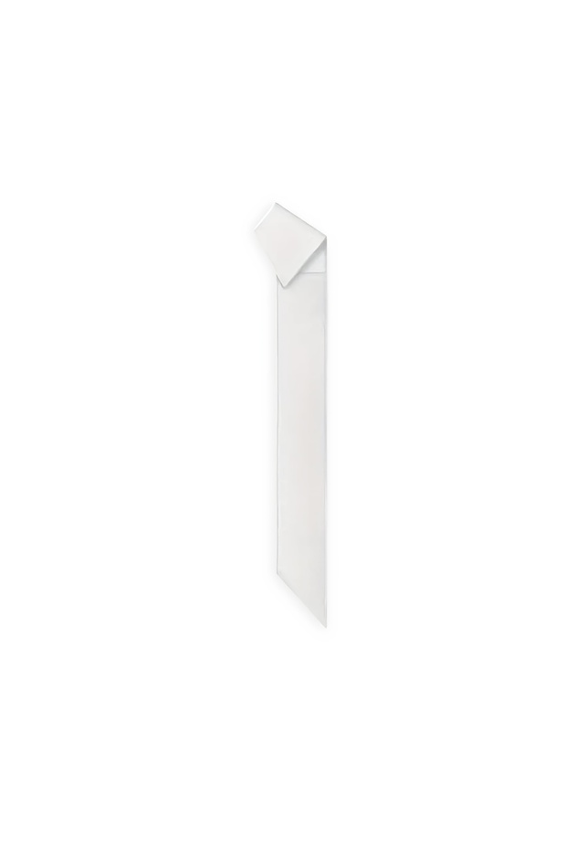 8x9cm WHITE Streamer Football Towel, Thin Sports Towel, Dries Hands And Football Accessories White,