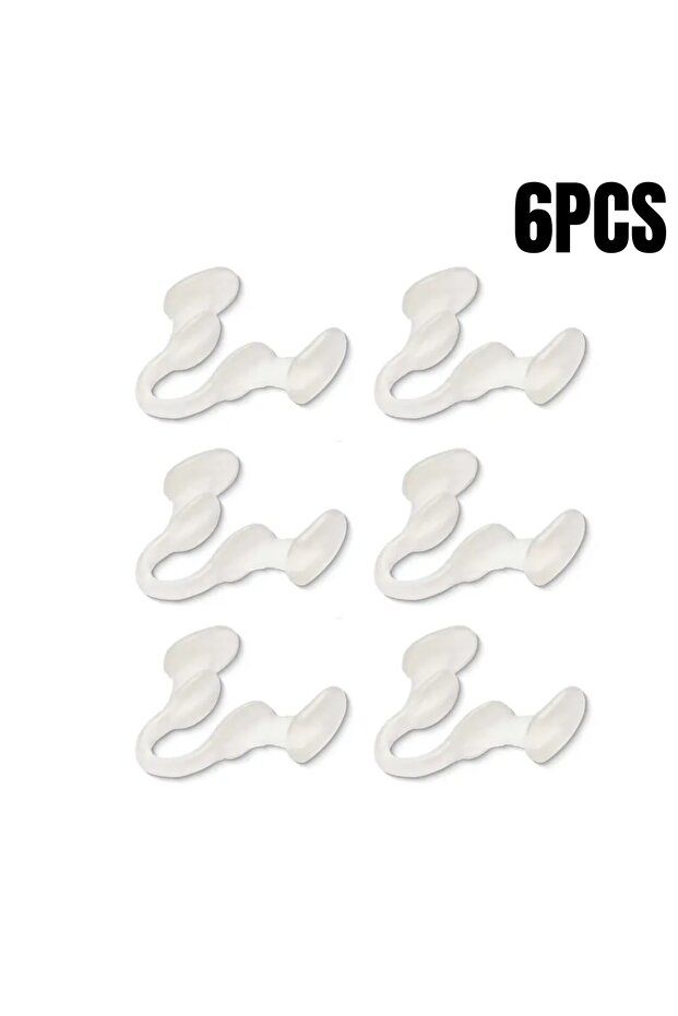 White 6PCS 2/4/6/8/10Pcs Nose Clip Anti Snoring Soft Nasal Dilator Stop Snore Device for Aid Easy Br
