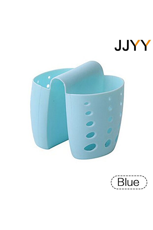 Blue Stonego Kitchen Tools Kitchen Sink Saddle Style Double Silicone Sponge Holder Sink Rack Storage