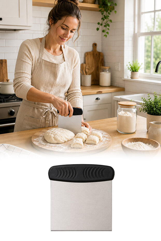 Dough Cutting Apparatus Cutter Scraper Pastry Cake Shaping Spatula