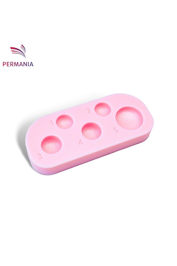 لوحة رفع الرموش الوردية PERMANIA 1PC، أداة احترافية لرفع وصبغ الرموش بخمس وظائف، لوحة سيليكون