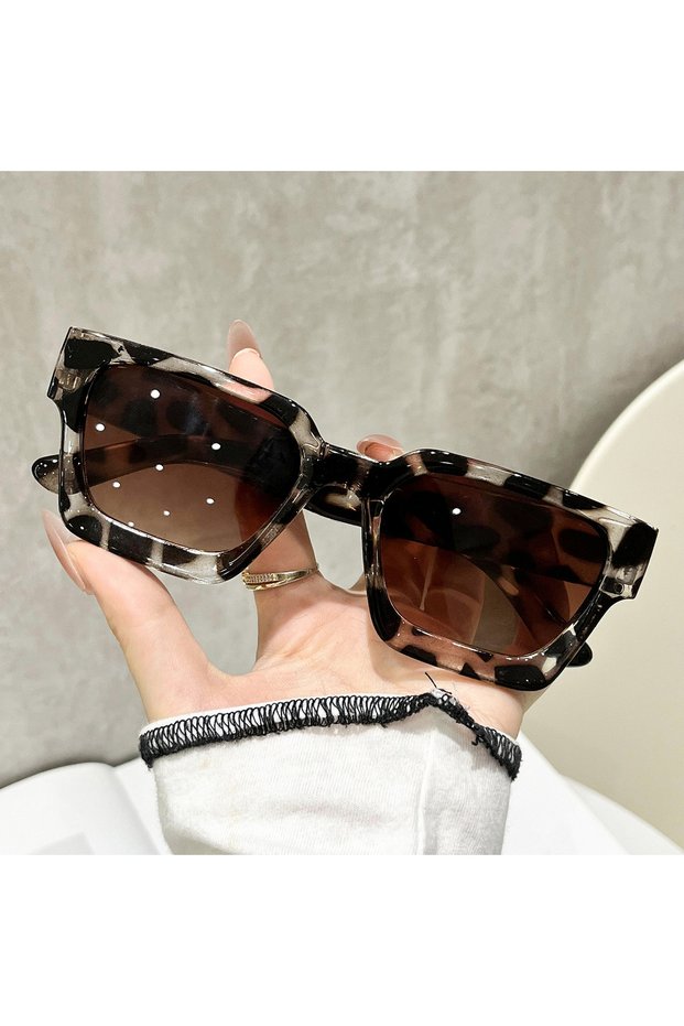 MULTI 1 New Vintage Square Sunglasses Women Men Brand Rectangle Sun Glasses Female Oval Eyewear Sung