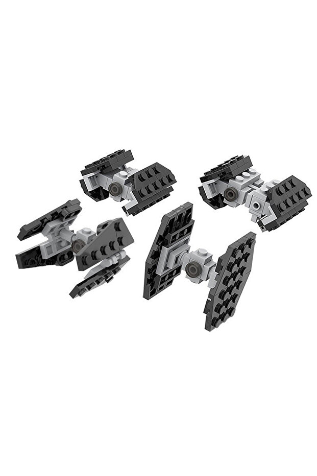 MOC-35570 136 PCS-Classic Space Movie Series-Creative Mini Tie fighter combo Building Blocks Model F