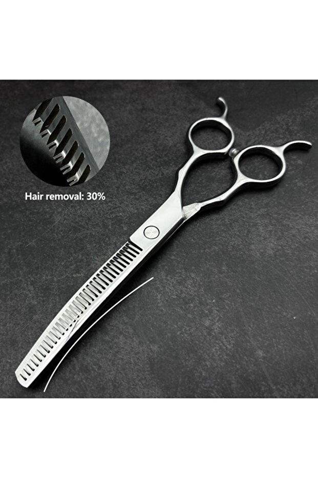 curved scissors 25 Pet Curved Sharks Scissors Stainless Steel Dog Grooming Shears Cat Curved Thin Sc