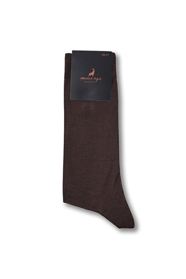 Single Plain Thin Mercerized Cotton Socks