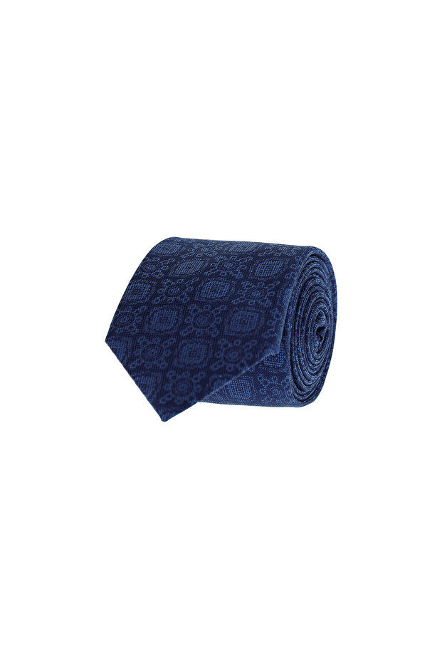 Patterned Italian Silk Tie