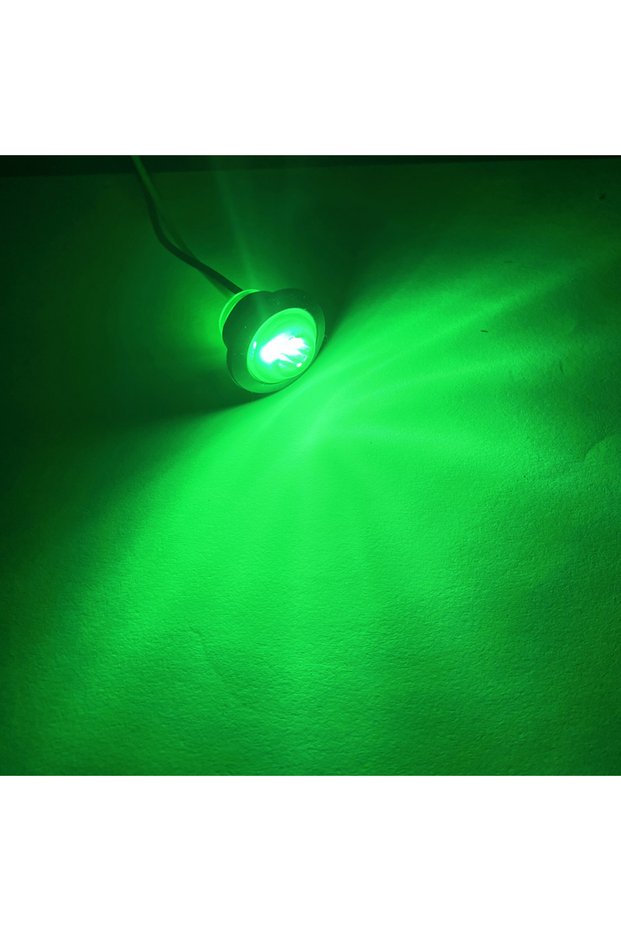 Green 10pcs Universal DC12V LED Light For Caravan, Truck, ATV, And Boat