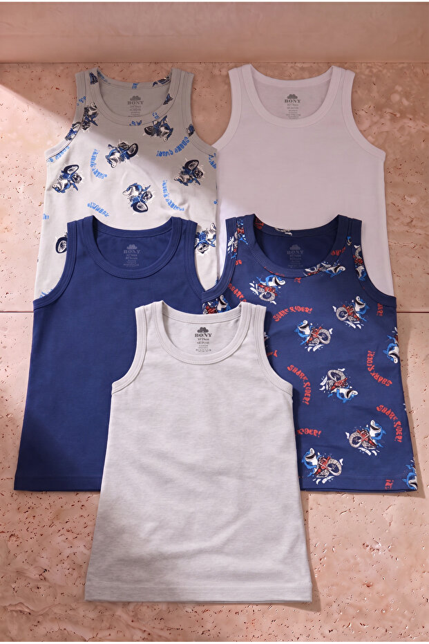 Boy's 5-Piece Patterned Athlete