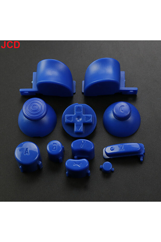 O JCD 1Set Full Set L R ABXY Z Keypads Buttons With 3D Thumbsticks Caps For GameCube For NGC D Pads
