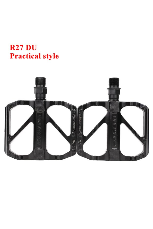 R27 for Road PROMEND Bicycle Pedals Anti-slip DU Bearing MTB Pedal Ultralight Road Bike Pedal Wide P