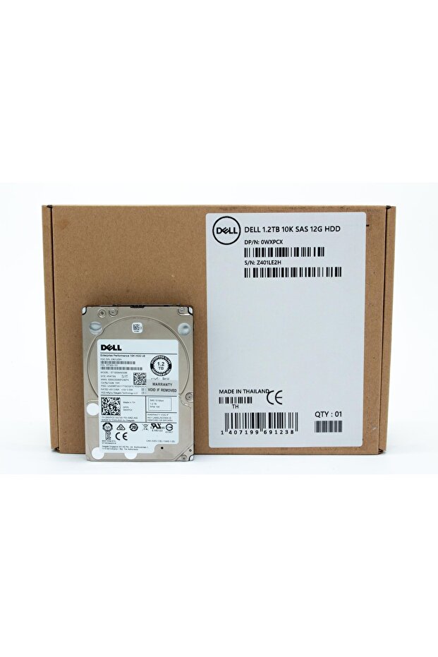 0WXPCX WXPCX 1.2TB 10K RPM 12Gb/s 2.5" SAS SERVER HDD Hard Drive