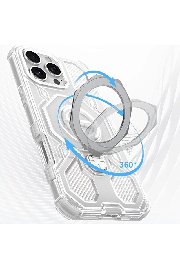 iPhone 16 Pro Case, Carbon Shield PRO, shockproof, white - 3