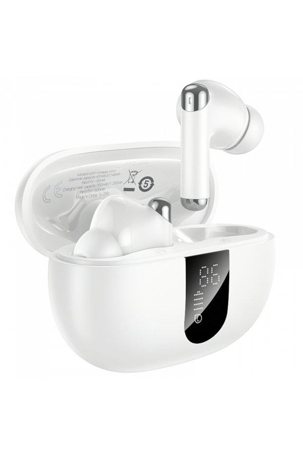 Handsfree Bluetooth HOCO EQ26, TWS, ANC, White