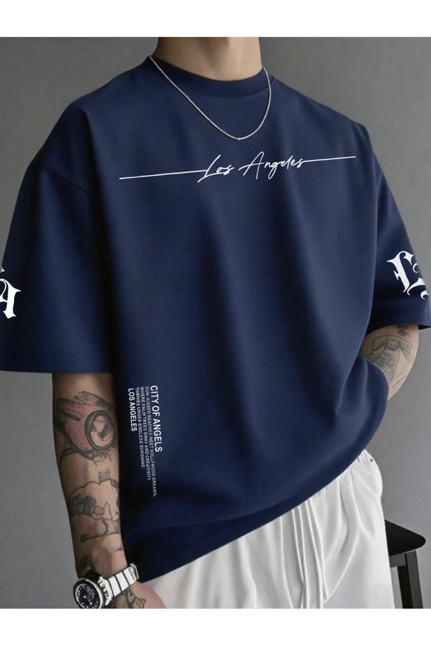 Unisex Men/Women Kooldtyllosangl Custom Printed Oversize Cotton T-Shirt