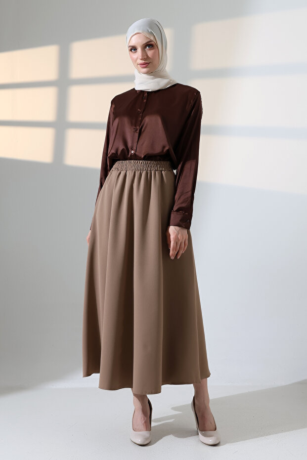 Loose Cut Maxi Skirt with Pockets, Comfortable & Stylish
