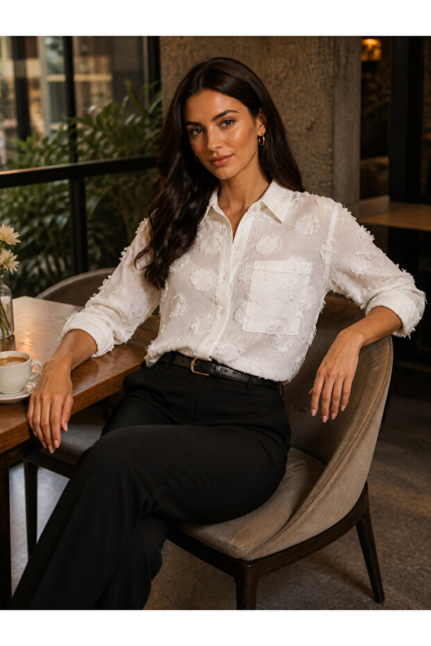 Tasseled Pocket Shirt