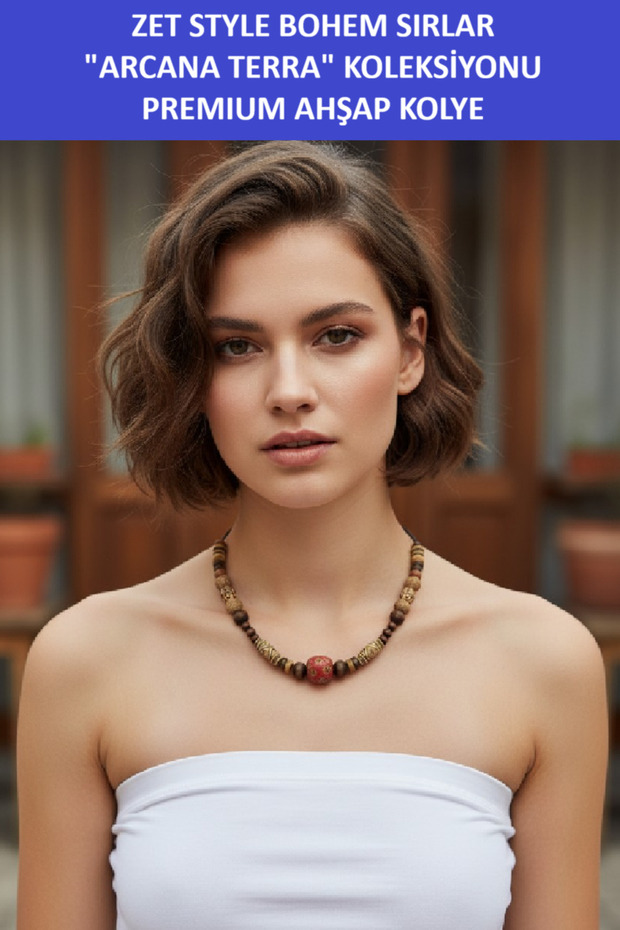 Zet Style Arcana Terra Modular Wooden Necklace (Single / 2-Piece / 3-Piece Multi-Layer Combination) - Bohemian Secrets Collection