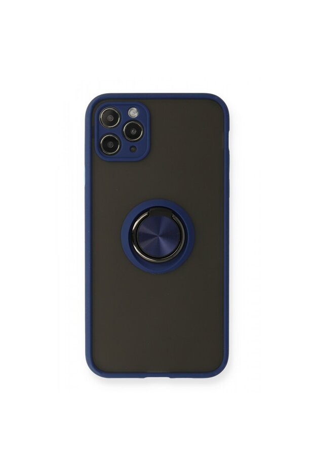 Apple iPhone 15 Pro Case with Camera Protection, Ring, Magnetic Stand, Frosted Back Cover