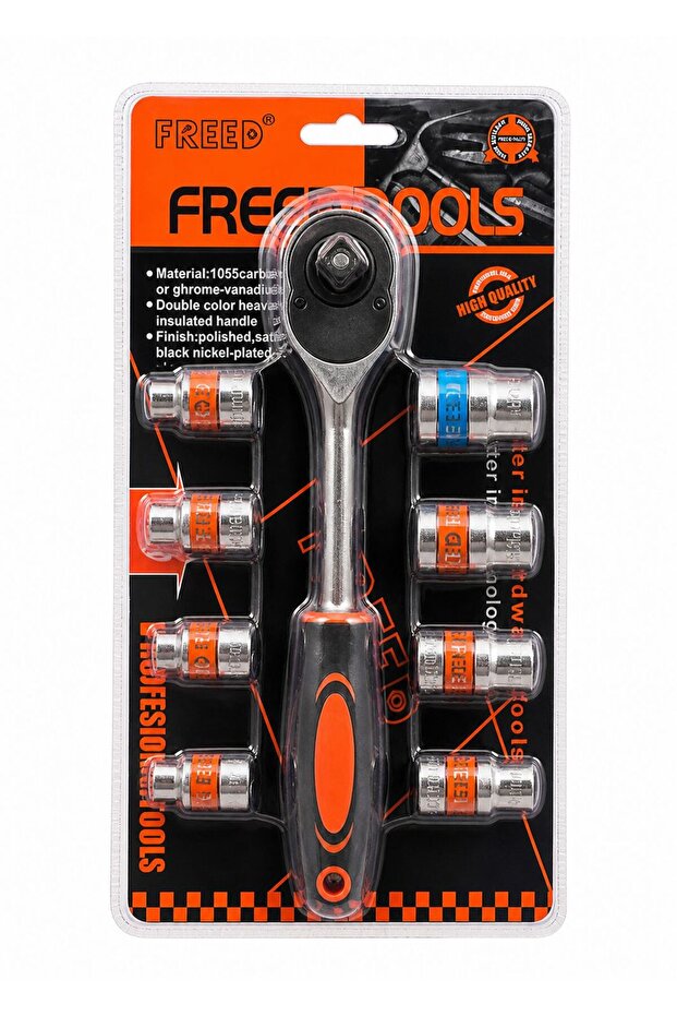 Ratchet Sleeve and Socket Set Professional Socket Set 1/2
