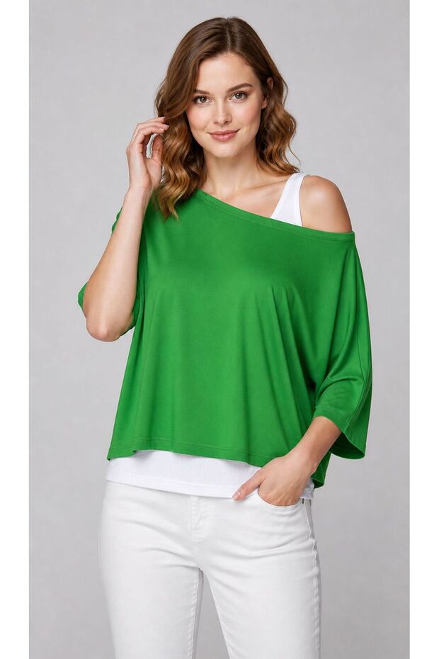 Women's Casual Set Top Knitted Viscose Undershirt Swimmer Tank Top Comfortable Sports Set Sis Green