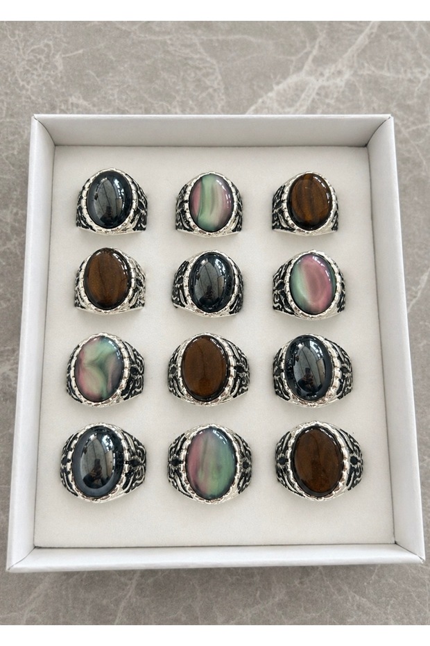 Men's Stone Ring - 3