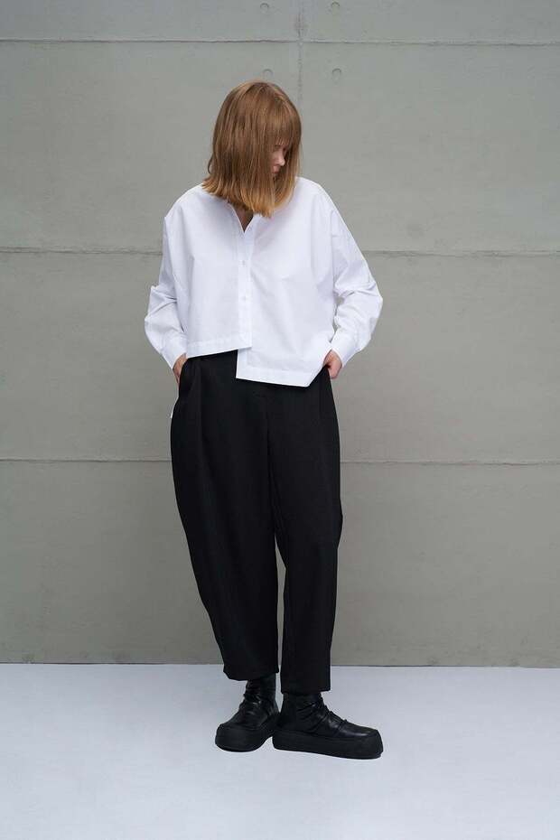 Black High Waist Balloon Pants 18199