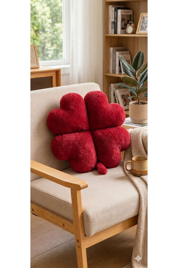 Decorative Heart-Shaped Pillow Cushion Throw Pillow