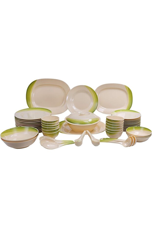 Melamine 64Pcs Melamine Dinner Set