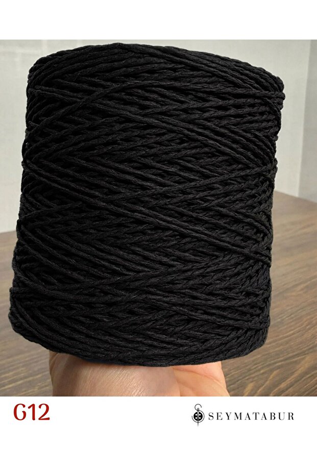 Hand Knitted Paper Thread – 180-200 Gr Yumak | Straw Look Bag & Basket Knitting Yarn