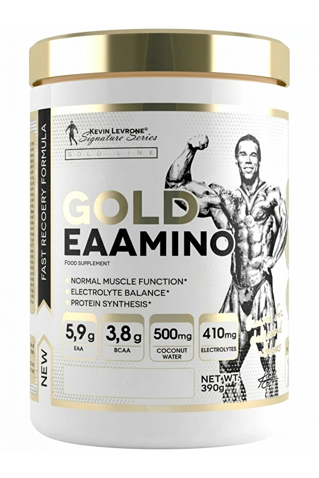 Gold EAA Amino 390g Orange Mango - Essential Amino Acids Powder for Muscle Recovery, Endurance & Hydration Support