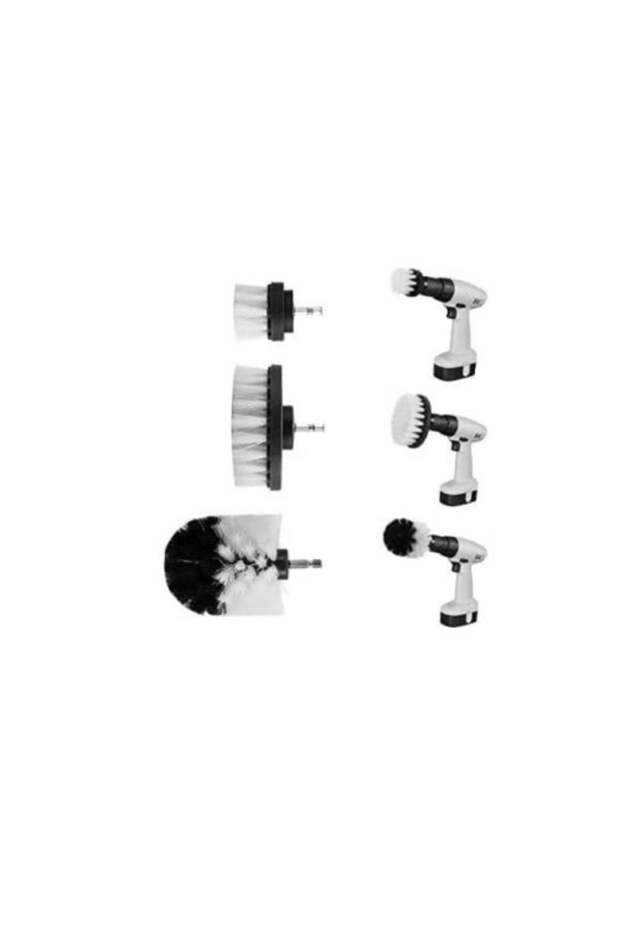 Drill cleaning brush set (3 pieces - soft) 2 set