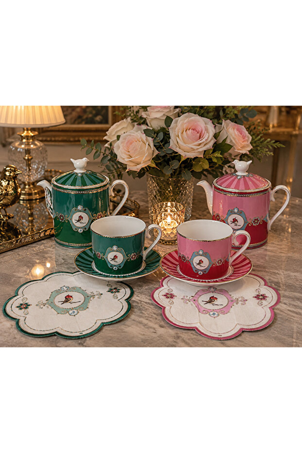 Zerafetin and Stylish Luxury Embroidered Presentation Napkin