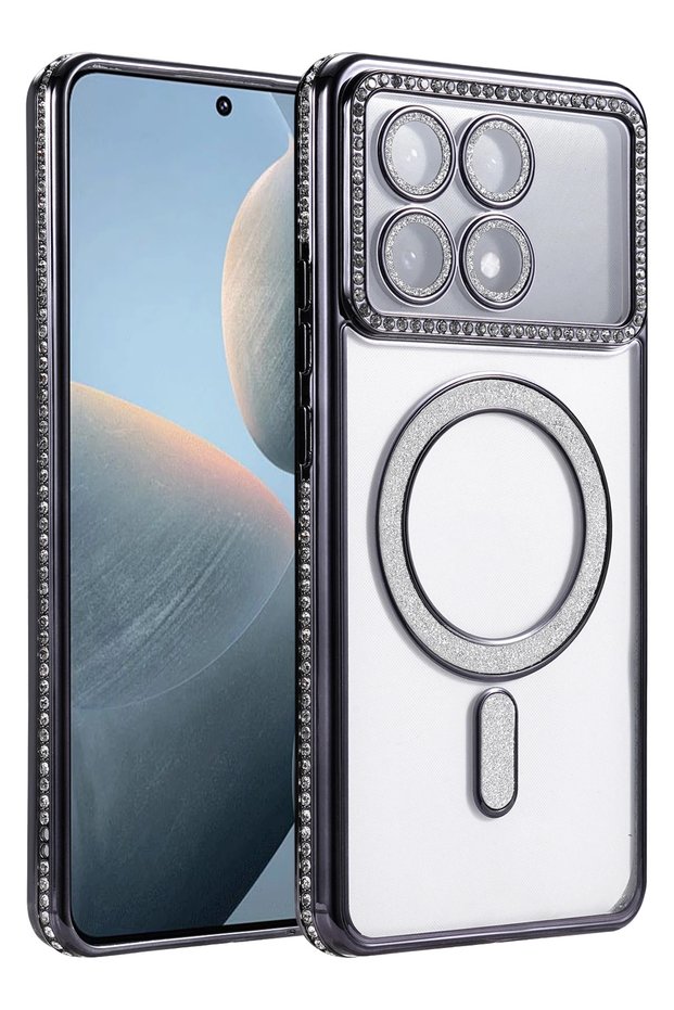 Ilkeshop New Poco X6 Pro Joke Simli Magneticsafe Case (171157) - Black