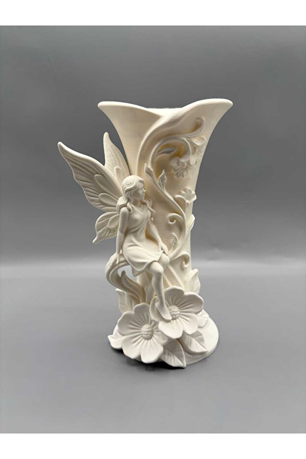 3D Design Modern Decorative Vase 25cm Size White