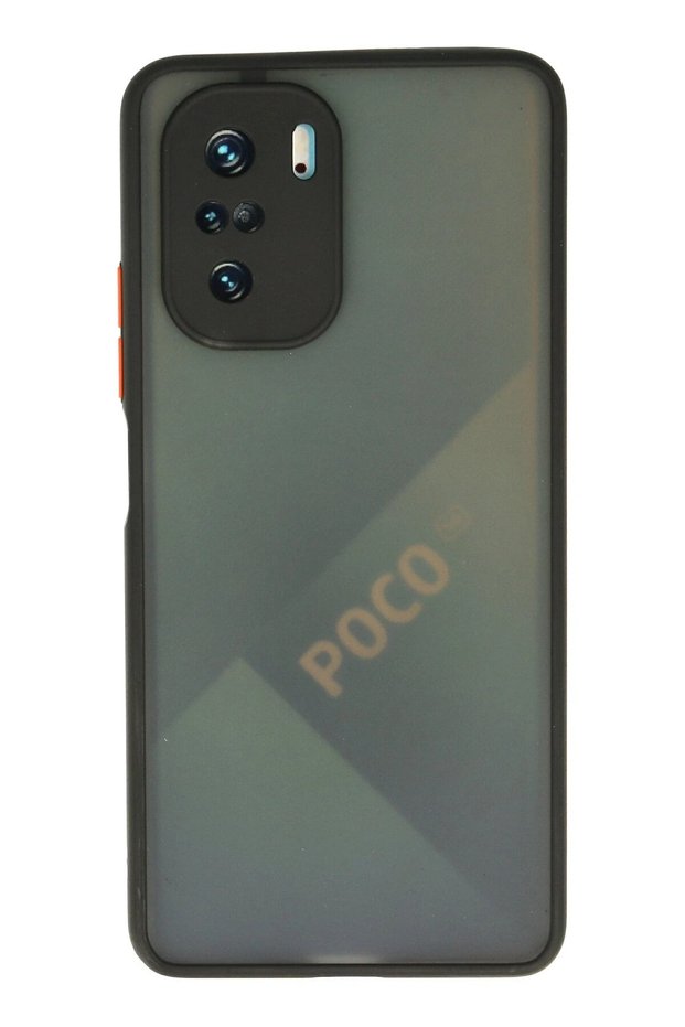 Ilkeshop New Poco F3 Case Montreal Silicone Cover (131406) - Black