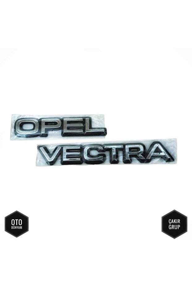 Vectra Luggage Lettering A Case Compatible with Model 1990-1996 (Chrome Plated) with Double Sided Tape