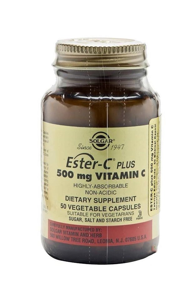 Ester-C Plus 500 Mg 50 Vegetable Capsules