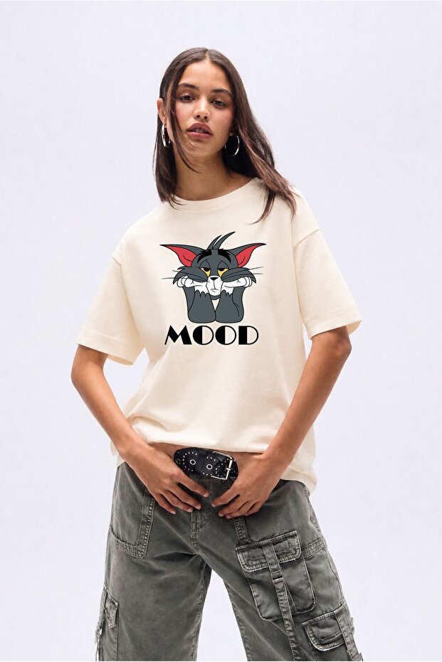 Women's Soft Fabric 100% Organic Cotton Printed Regular Basic T-Shirt