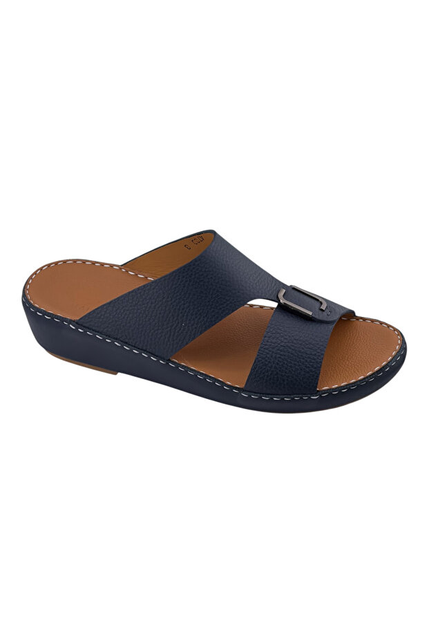 A E T Handmade Arabic Sandals For Men | Comfortable Outdoor Mens Slippers | Genuine PU Leather