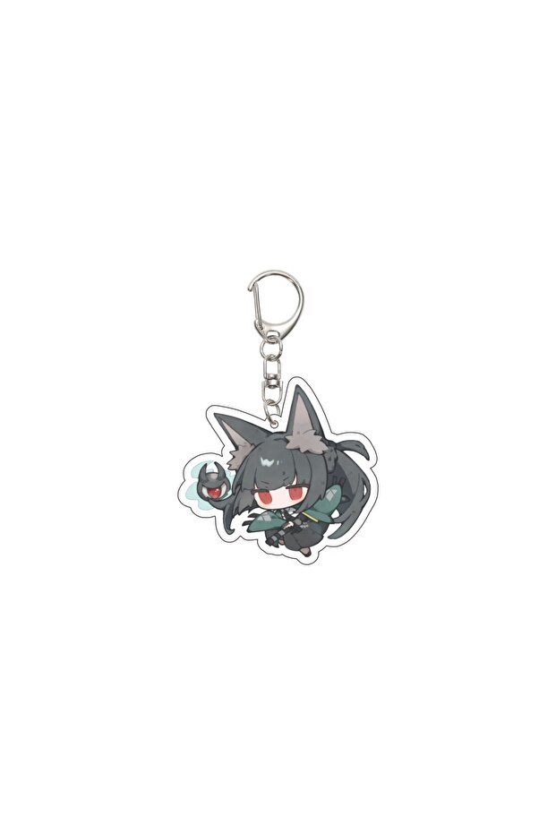 55MM 14 55MM Anime Zenless Zone Zero Keychain Hoshimi Miyabi Key Chain Acrylic Model Plate Christmas